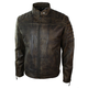 Illustration for article titled Retro Urban Vintage Distressed Biker Brown Real Leather Jacket